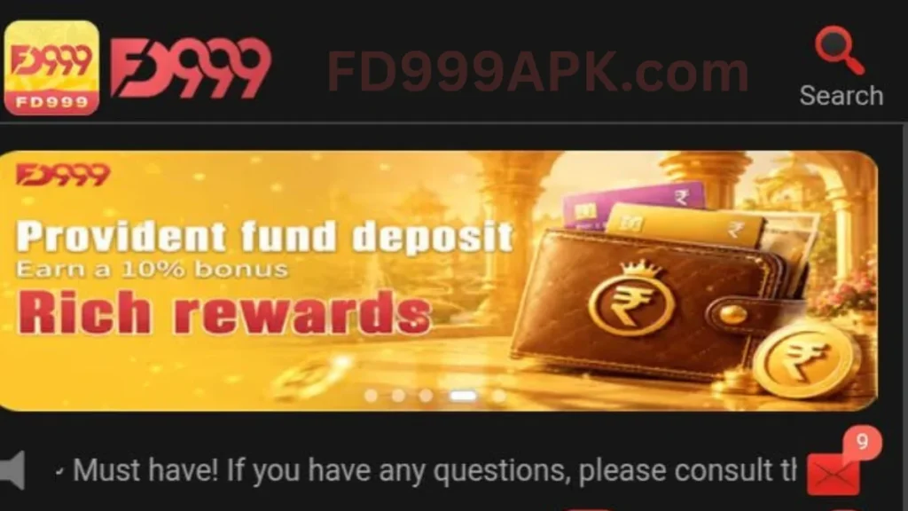 FD999 Game APK first time deposit bonuses of game